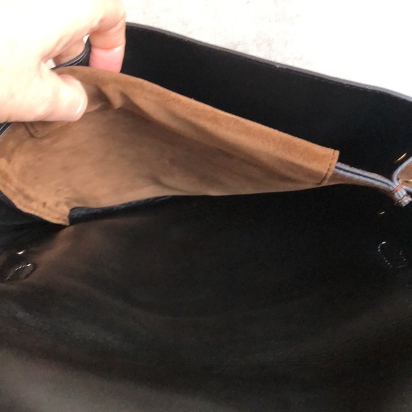 COCCINELLE Arlettis Brown Suede Bag large - Picture 7 of 16